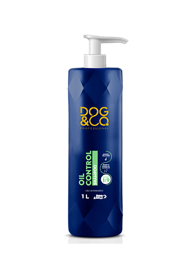 OIL CONTROL DOG&CO. SHAMPOO - REPARAÇÃO DE PELOS OLEOSOS