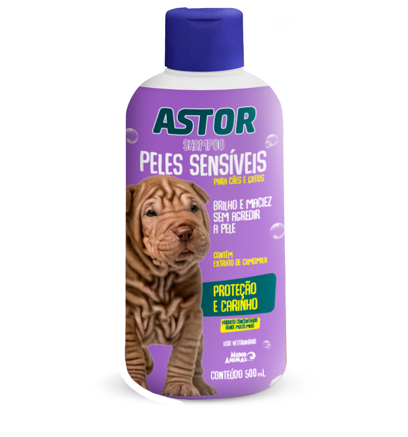 Astor Peles Sensíveis (Contém extrato de camomila, Complexo refrescante e Alfa-bisabolol)