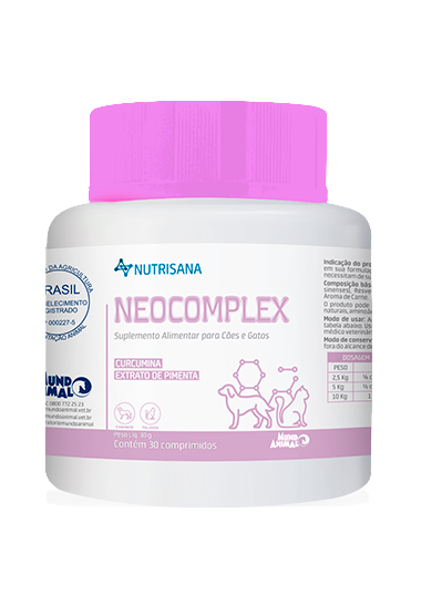 NEOCOMPLEX (CURCUMINA, EXTRATO DE CHÁ VERDE, PIPERINA, PAREDE CELULAR DE LEVEDURA, RESVERATROL E VITAMINA D3)