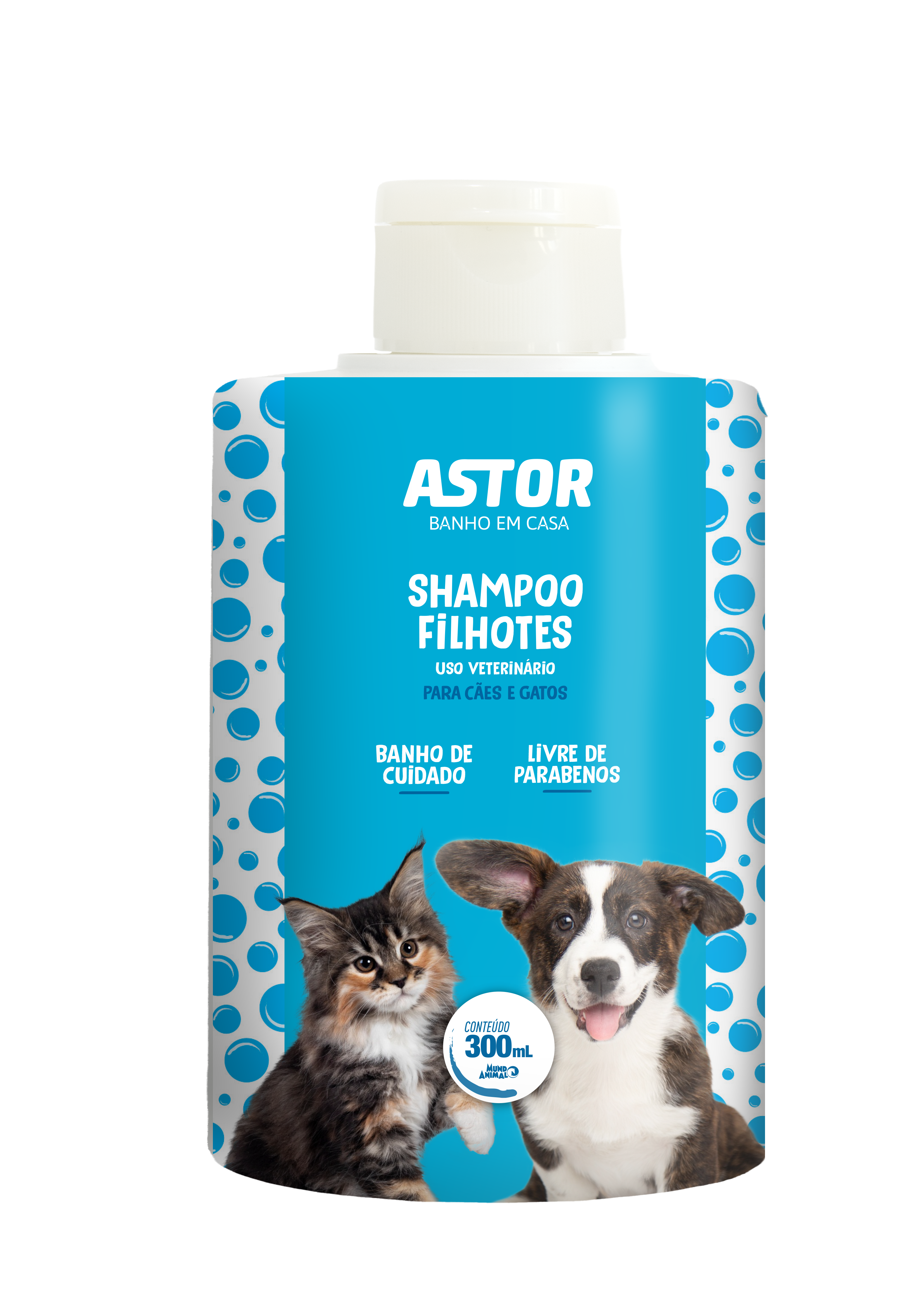 SHAMPOO FILHOTES ASTOR - BANHO EM CASA