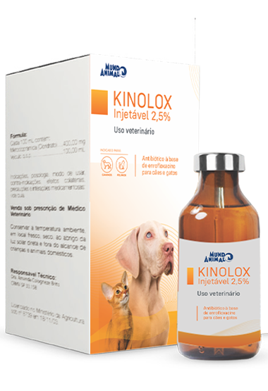 Kinolox 2,5% - INJETÁVEL  (Enrofloxacino)